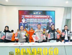 Polres Ponorogo Berhasil Amankan Komplotan Pencurian dengan Pemberatan 8 Tersangka Diamankan