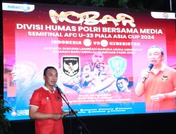 Nobar Timnas Indonesia U-23 Vs Uzbekistan U-23 Bareng Wartawan, Kadiv Humas Bicara Persatuan Bangsa