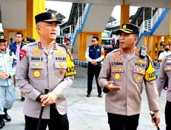 Kapolda Jatim Cek Kesiapan Pelayanan Mudik di Terminal Purabaya