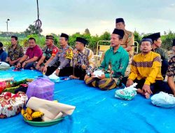Menyatu Bersama Masyarakat, Polisi Kediri Hadiri Sedekah Bumi Desa Senden