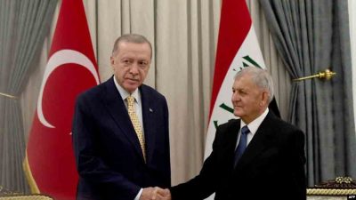 Presiden Turki Erdogan Bertemu Presiden Irak Abdul Latif Rashid