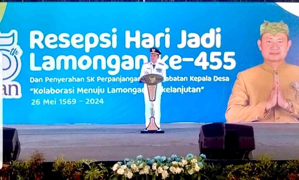 453 Kades Di Lamongan, Terima Sk Perpanjangan Masa Jabatan Pada Resepsi Hjl Ke 455