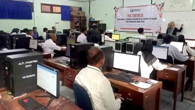 92 Peserta Ikuti Tes Cat Calon Panwascam Pilkada Ngawi 2