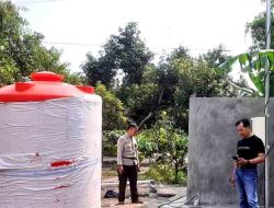 Antisipasi Krisis Air di Musim Kemarau Polres Ponorogo Bantu Warga Bangun Sumur Dalam