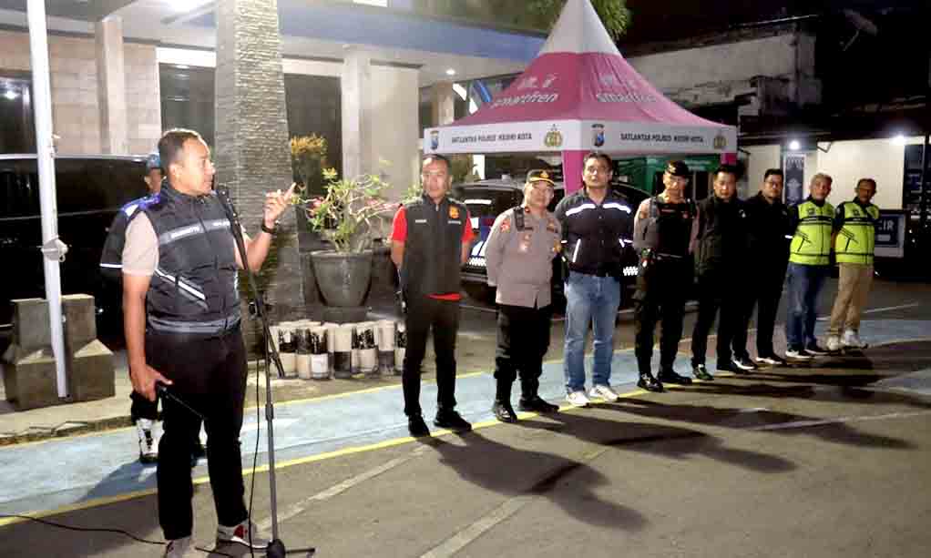 Gelar Kryd Secara Masif, Polres Kediri Kota Amankan Puluhan Sepeda Motor Berknalpot Tidak Sesuai Spektek