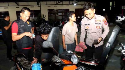 Gelar Kryd Secara Masif, Polres Kediri Kota Amankan Puluhan Sepeda Motor Berknalpot Tidak Sesuai Spektek 2