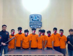 Polisi Berhasil Menangkap 9 Pelaku Pembacokan Pemuda Kapas Madya Surabaya