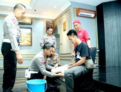 Sambut Hari Bhayangkara Ke-78, Polresta Malang Kota Beri Kaki Palsu Untuk Puluhan Disabilitas