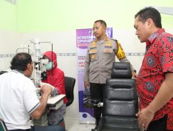 Bakti Kesehatan, Polres Kediri Kota Bersama RS Bhayangkara Kediri Gelar Screening Pasien Katarak