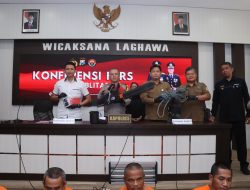 Polres Blitar Berhasil Amankan 4 Tersangka Sindikat Pembalakan Liar