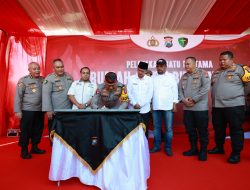 Kapolda Jatim Letakan Batu Pertama Pembangunan Rumah Sakit Bhayangkara di Pamekasan