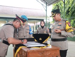 Upacara Sertijab, Sembilan Jabatan Polres Kediri Dirotasi