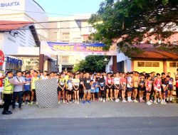 Polsek Mojoroto Lakukan Pengamanan Acara Bhakta Fest / Bhakta Run 2024, Ini Pesan Kapolsek Dalam Sambutannya !