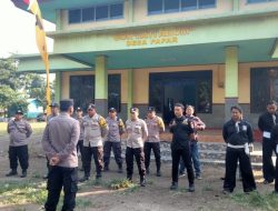 Cegah Gangguan, Polres Kediri Pam dan Monitoring Tes Kenaikan Tingkat Perguruan Silat PSHT