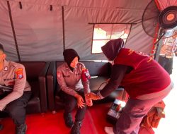 Pastikan Personel Pengamanan WWF Tetap Prima, Polresta Banyuwangi Siagakan Tenaga Medis