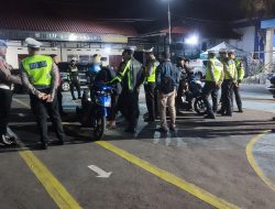 Respon Keluhan Warga di Jum’at Curhat, Polres Kediri Kota Amankan Puluhan Motor Diduga Balap Liar