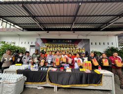 Polresta Malang Kota Bersama Forkopimda Musnahkan Barang Bukti Barbagai Jenis Narkoba