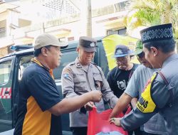 Cara Unik Polsek Pagu Sampaikan Imbauan Kamtibmas Melalui Program Jum’at Berkah