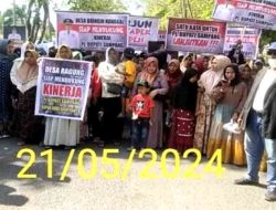 Gelombang Aksi Demontrasi Kembali Terjadi, Mengruduk Kantor Pemkab Sampang