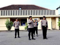 Kapolres Kediri Kota Cek Sikap Tampang Dan Gampol Personel Polsek Kota Kediri