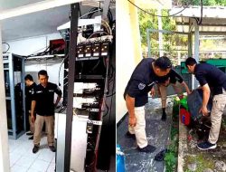 Kasi TIK Polres Ngawi Lakukan Pengecekan Repeater di Madiun