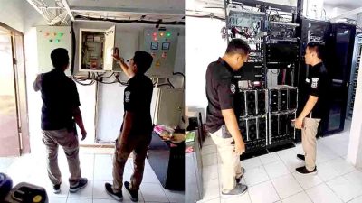Kasi Tik Polres Ngawi Lakukan Pengecekan Repeater Di Madiun 2
