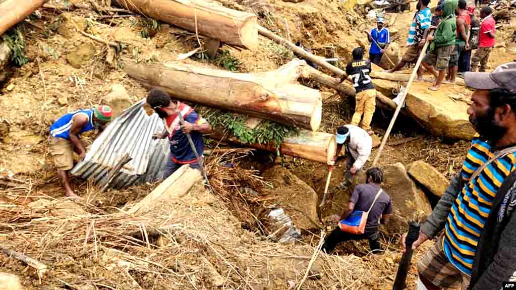 Lebih Dari 2.000 Orang Terkubur Tanah Longsor Di Papua Nugini