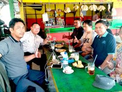 Sejumlah Wartawan Anggota PJI Di Lamongan Berkoordinasi Jaring Pengurus