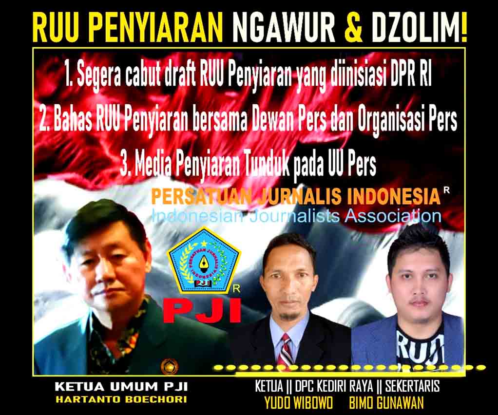 Pji Tolak Keras Ruu Penyiaran Kediri