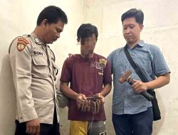 Polisi Berhasil Amankan Tersangka Pencuri Penambat Besi Rel Kereta Api di Pasuruan