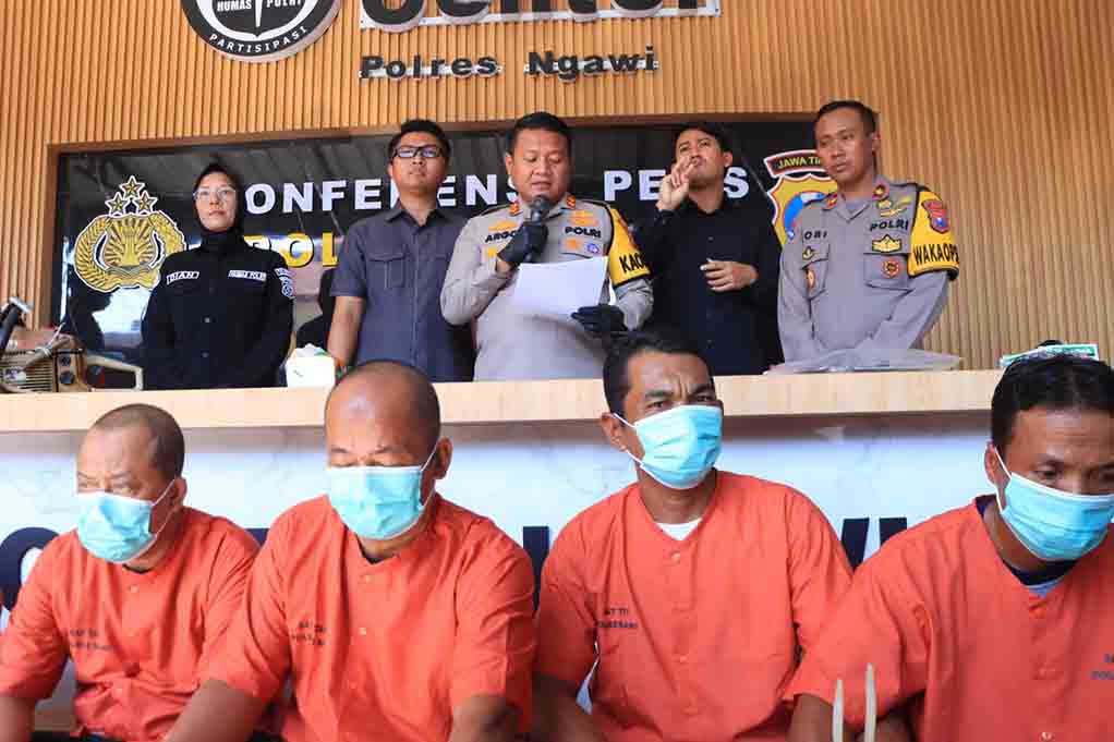 Polres Ngawi Berhasil Ungkap Kasus Tipu Gelap