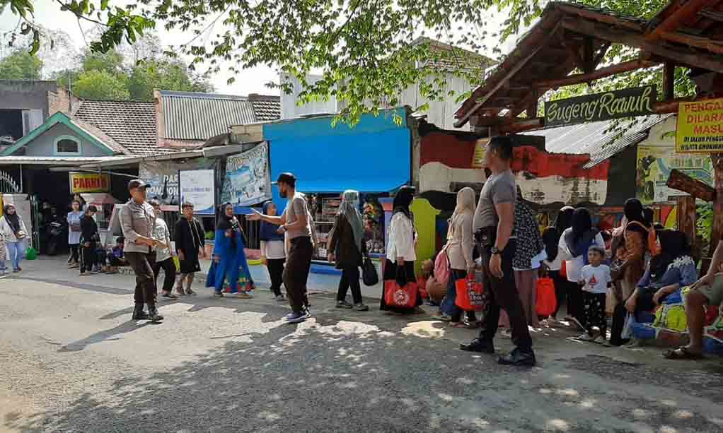 Polsek Plemahan Patroli Tempat Wisata Antisipasi Kriminalitas