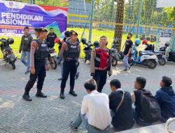 Puluhan Polisi Patroli Cegah Konvoi Kelulusan Sekolah di Jombang