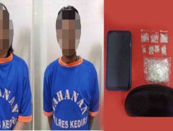 Polres Kediri Amankan 2 Pengedar Sabu-Sabu