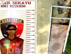Unit Reskrim Polsek Sekayu Berhasil Menangkap Tersangka,Pencuri Barang Milik Dinas Perkim Muba