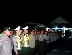 Apel Kesiapan, Polres Kediri Pastikan Malam Takbir Idul Adha Tanpa Gangguan