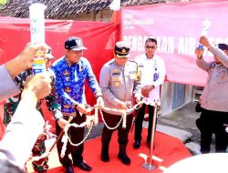 Bahagianya Warga Karanganyar Dapat Kado Sumur Bor di Hari Bhayangkara ke -78 dari Polres Ngawi