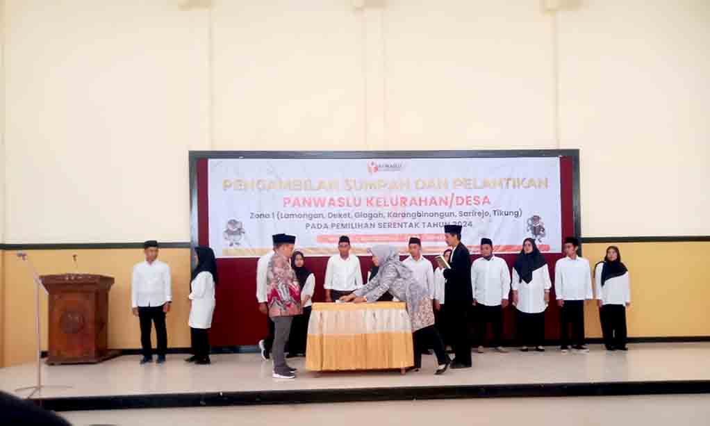 Bawaslu Lamongan Melantik Pkd Se Zona 3