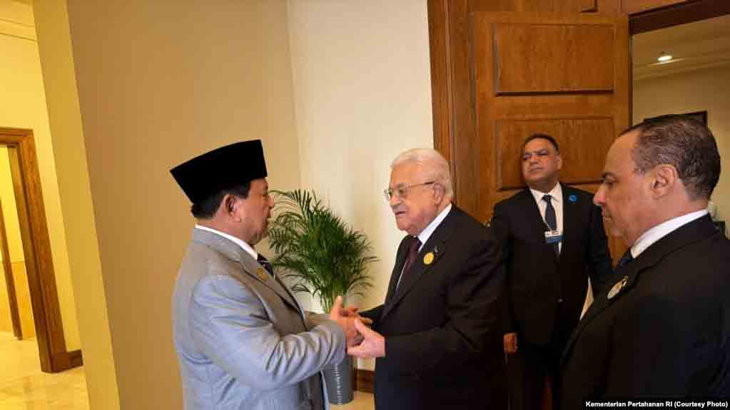 Bertemu Presiden Palestina, Prabowo Tegaskan Kembali Dukungan Indonesia