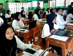 Cegah Kecurangan, Ujian Perangkat Desa Bangunrejo Kidul Dipantau CCTV