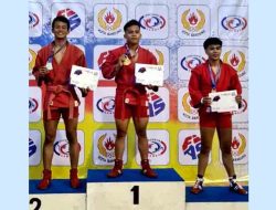 Dua Mahasiswa STKIP Modern Ngawi Raih Medali Di Kejuaraan Internasional Beladiri Sambo Bandung Open 2024