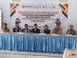 Beri Pengarahan Tentang Netralitas dan Profesionalisme, Polisi Kediri Hadiri Pelantikan Panwaslu Serentak se-Kabupaten Kediri