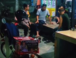 Cara Unik Pak Bhabin Dlanggu Ajak Masyarakat Jaga Kamtibmas di Mojokerto