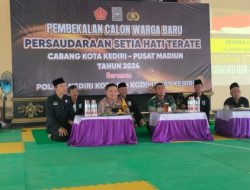 Sinergitas TNI – Polri di Kota Kediri Beri Pembekalan Calon Warga Baru PSHT