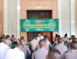 Polres Kediri Rutin Adakan Binrohtal Bentuk Karakter Anggota Lebih Humanis