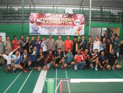 Meriahkan Hut Bhayangkara ke – 78, Polres Kediri Kota Gelar Tournament Badminton