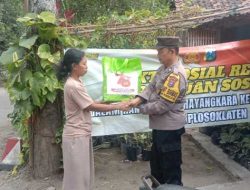 Rayakan Hari Bhayangkara Dengan Kegiatan Positif, Polisi Kediri Beri Bantuan Sosial
