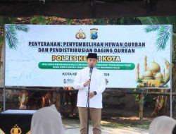 Polres Kediri Kota Gelar Sholat Idul Adha 1445 H di Lapangan Aspol Jl PK Bangsa