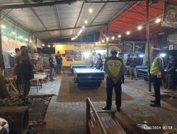 Patroli Malam Hingga Menjelang Shubuh, Polsek Mojoroto Gelar KRYD, Kapolsek : Datangi Warung yang Digunakan Pesta Miras
