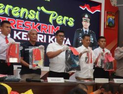 Satreskrim Polres Kediri Kota Amankan Pelaku Penipuan dan Penggelapan